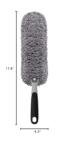 MR.SIGA Lint Free Microfiber Duster, Washable Duster for Household Cleaning Gray