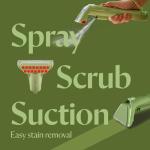 BISSELL Little Green Multi-Purpose Portable Carpet and Upholstery Cleaner, Car and Auto Detailer, with Exclusive Specialty Tools, Green, 1400B