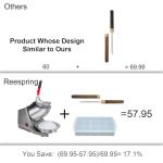 Reespring Shaved Ice Machine Snow Cone Machine Ice Crusher with Stainless Steel Blade Kitchen Electric for Shaved Ice and Snow Cone (300W 2000r/min) Also Comes with a Free Ice Pick and Ice Cube Tray