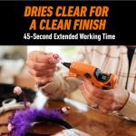 Gorilla Mini Dual‑Temp Hot Glue Gun + 30 Sticks