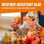 Gorilla Mini Dual‑Temp Hot Glue Gun + 30 Sticks