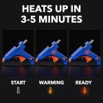 Mr. Pen Mini Hot Glue Gun Set with 40 Glue Sticks