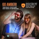 Blue Light Blocking Glasses for Sleep & Relief