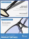 Blue Light Blocking Glasses for Sleep and Eye Comfort
