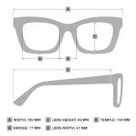 Blue Light Blocking Glasses for Women - Oversized Fashion