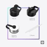 40oz Stainless Steel Insulated Water Bottle with Lids