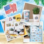 YTSQLER USA State Travel Stickers – 200 pc vinyl