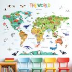DECOWALL Animal World Wall Decals – large removable