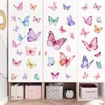 Colorful Butterfly Peel and Stick Wall Stickers