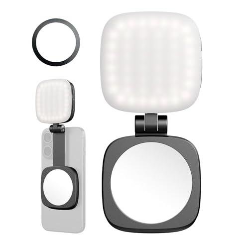 Ring‑light selfie mirrors