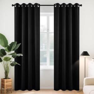 Joydeco 84-Inch Thermal Blackout Curtains, 2 Panels