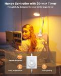 Glocusent 5W LED Clip-On Light for Reading