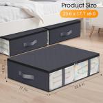 3-Pack Foldable Storage Bins for Clothes