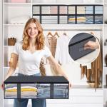 3-Pack Foldable Storage Bins for Clothes