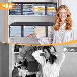 3-Pack Foldable Storage Bins for Clothes