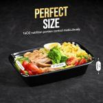 Reusable 16 OZ Meal Prep Containers - 20 Pack