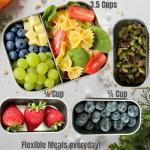 Leak-Proof Stainless Steel Bento Lunch Box Set