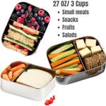 Leak-Proof Stainless Steel Bento Lunch Box Set