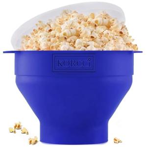 Microwave Popcorn Maker, BPA-Free, Collapsible, Oil-Free