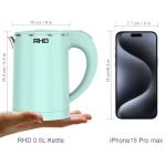 Portable Stainless Steel Electric Kettle, 0.5L