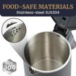 Travel Double Wall Electric Kettle, 0.6L Black