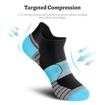 PAPLUS Women’s Compression Ankle Socks (6 Pairs)