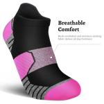 PAPLUS Women’s Compression Ankle Socks (6 Pairs)