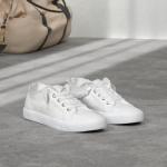 Women’s White Leopard Slip-On Sneakers