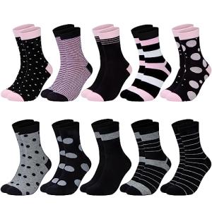 Cozy Cotton Socks for Women - 10 Pairs