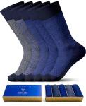 Men's Premium Bamboo Dress Socks Gift Box Set