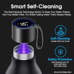 Self-Cleaning Stainless Steel Water Bottle, 33 oz