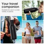 Self-Cleaning Stainless Steel Water Bottle, 33 oz