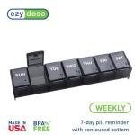 Ezy Dose Weekly Pill Organizer with Large Compartments