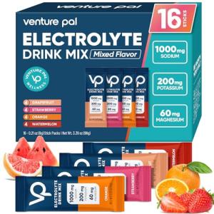 Venture Pal Sugar-Free Electrolyte Drink Mix Packets