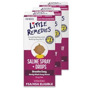 Little Remedies Saline Spray & Drops for Babies