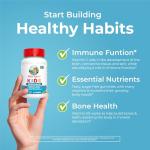 Organic Vegan Multivitamin Gummies for Kids - 60 Count