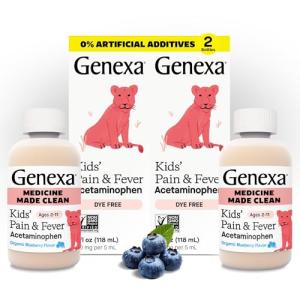 Genexa Kids’ Pain & Fever Medicine - Blueberry Flavor