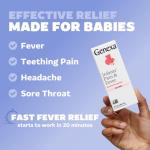 Genexa Baby Pain & Fever Relief, Cherry Flavor