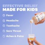 Genexa Kids’ Pain & Fever Medicine - Blueberry Flavor