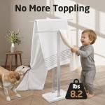 2-Tier Standing Towel Rack with Marble Base