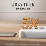 2-Tier Standing Towel Rack with Marble Base