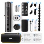 COLBOR CF5 Portable Fog Machine, 40W Mini Handheld Smoke Machine for Photography with Remote Control, Small Fogger Haze Maker for Indoor Outdoor Halloween Party Cosplay, Rechargeable Fog Machine