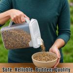 Buddeez Bird Seed Storage Containers - 2 Pack