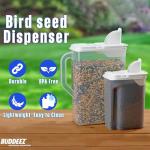 Buddeez Bird Seed Storage Containers - 2 Pack