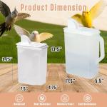 Buddeez Bird Seed Storage Containers - 2 Pack