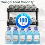 Expandable Wall-Mounted Pot Rack with Hooks