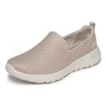 Skechers Women's Go Walk Joy Sneaker – 5GEN Cushioning, Air-Cooled GOGA Mat, Breathable Mesh Upper, Taupe, 6.5 Narrow