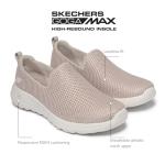 Skechers Women's Go Walk Joy Sneaker – 5GEN Cushioning, Air-Cooled GOGA Mat, Breathable Mesh Upper, Taupe, 6.5 Narrow