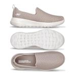 Skechers Women's Go Walk Joy Sneaker – 5GEN Cushioning, Air-Cooled GOGA Mat, Breathable Mesh Upper, Taupe, 6.5 Narrow