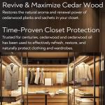 Colton's Naturals Cedar Spray – 4 ounce – With Lavender Extract – Non-Chemical Wood Protection – for Cedar Wood – Restores Scent 4oz Bottle – Closets & Drawers